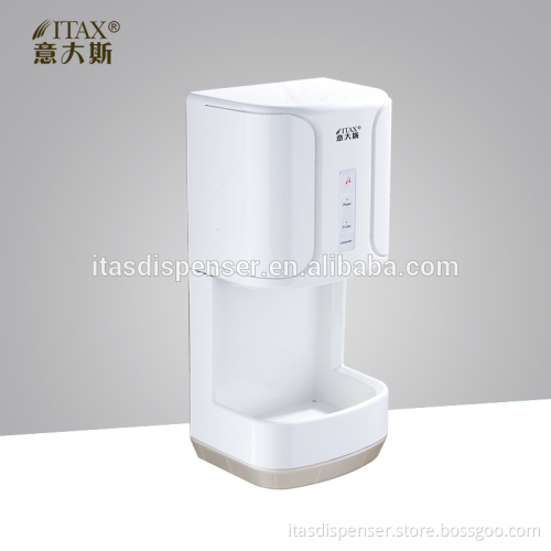 1800W Wall mounted/table-top public ABS Energy saving hand dryer hand dryig 5-7S high speed toilet home hotel hot&cold wind